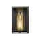 Z-Lite Dunbroch 1 Light Outdoor Wall Sconce, Deep Bronze + Outdoor Brass & Clear 584S-DBZ-OBS - alternate 4